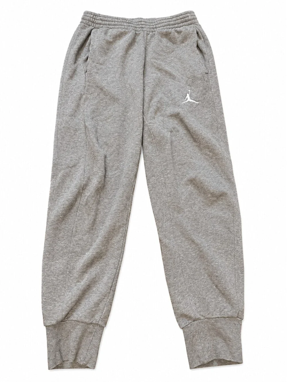 Jordan Jumpman Men's Fleece Joggers Gray Sweatpants Athletic Pants Size M
